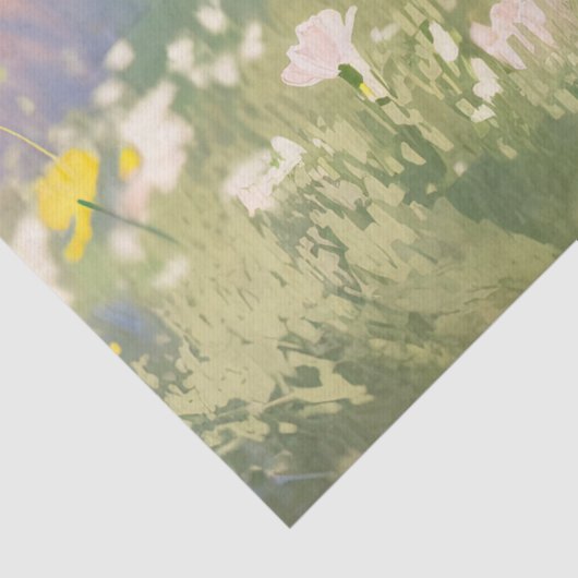 Baby Girl Woodland Animal Shower Tissuepapier (Detail)