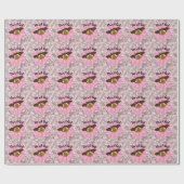 Baby Girl Wrapping Paper Cadeaupapier (Vlak)