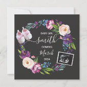 Baby Girl Zwangerschap Aankondiging (Voorkant)