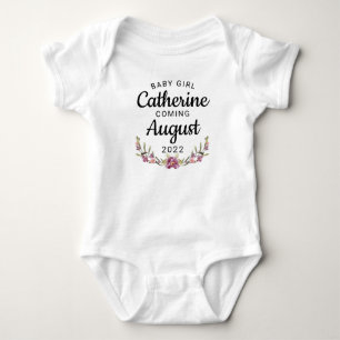 Baby Girl Zwangerschap Aankondiging Geslacht Romper