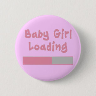 Baby Girllading Ronde Button 5,7 Cm
