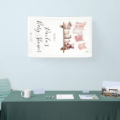 Baby Girl's Clothes Baby shower Welkomstbord Spandoek (Beurs)