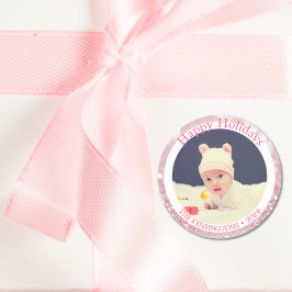 Baby Girl's eerste gepersonaliseerde Sticker