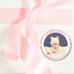 Baby Girl's eerste gepersonaliseerde Sticker