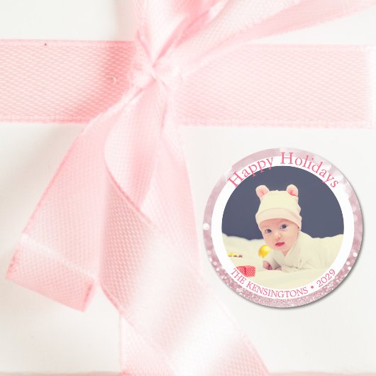 Baby Girl's eerste gepersonaliseerde Sticker