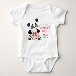 Baby Girl's eerste Valentijnsdag Romper