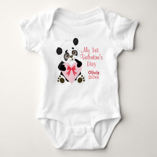 Baby Girl's eerste Valentijnsdag Romper