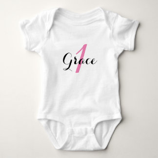 Baby Girl's eerste verjaardag Tutu Bodysuit
