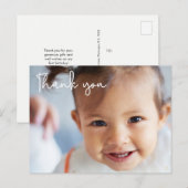 Baby Girl's eerste verjaardagsfeest Foto Briefkaart (Voorkant / Achterkant)