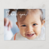 Baby Girl's eerste verjaardagsfeest Foto Briefkaart (Voorkant)