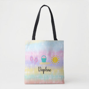 Baby Girls Waterverf Beach Trio Tie Canvas tas