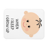 Baby glimlach magneet (Horizontaal)