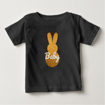 Baby Glitter Bunny Bodysuit - Schattigee familie P