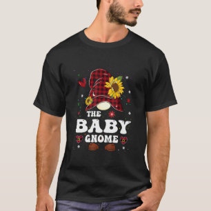Baby Gnome Buffalo Pset Matching Family Kerstmis T-shirt