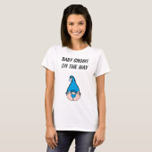 Baby Gnome op de Way Blue T-Shirt (Voorkant volledig)