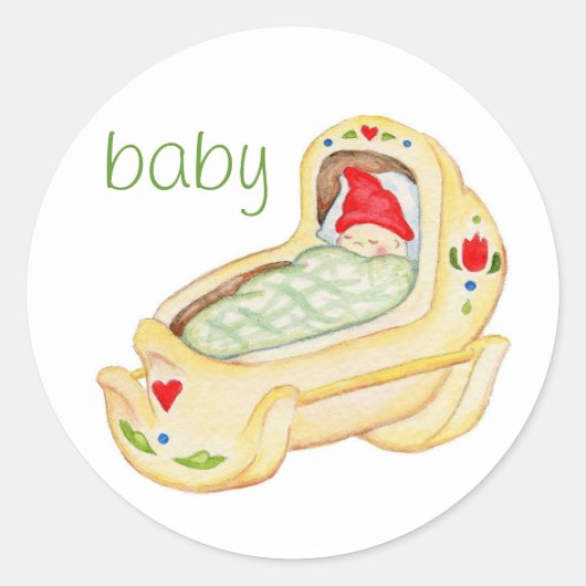 Baby Gnome sticker (Voorkant)