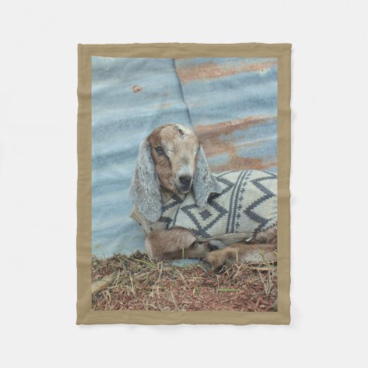 Baby Goat Fleece Blanket (Voorkant)