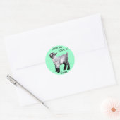 Baby Goat, hou van me hou van mijn geitenStickers Ronde Sticker (Envelop)