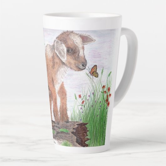Baby Goat Latte-Mok Latte Mok (Rechterhoek)