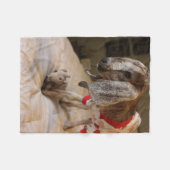 Baby Goat Pajama Party Fleece Blanket Deken (Voorkant (Horizontaal))