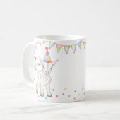 Baby Goat Party Animal Birthday Coffee Mok (Voorkant links)