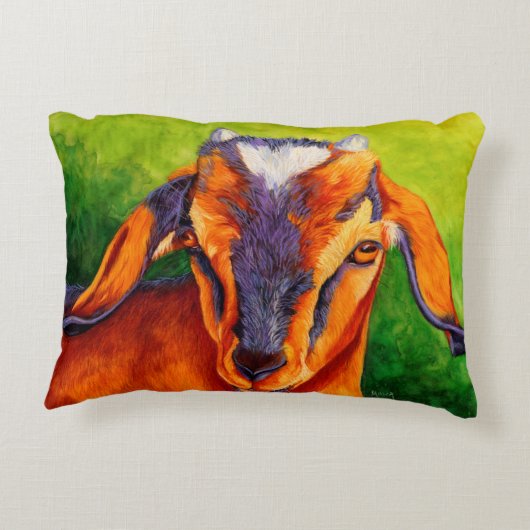 Baby Goat Pillow twee Design één piloot Decoratief Kussen (Achterkant)
