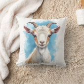 Baby Goat Smiling Kussen (Deken)