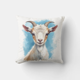 Baby Goat Smiling Kussen