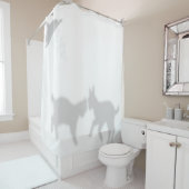 Baby Goats Shadow Silhouette Shadow Buddies Douchegordijn (In situ)