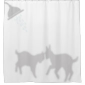 Baby Goats Shadow Silhouette Shadow Buddies Douchegordijn (Voorkant)