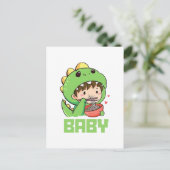 baby Godzilla Briefkaart (Staand voorkant)