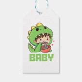 baby Godzilla Cadeaulabel (Voorkant)