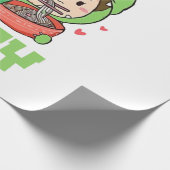 baby godzilla cadeaupapier (Hoek)