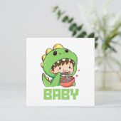 baby Godzilla Kaart (Staand voorkant)