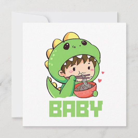 baby Godzilla Kaart (Voorkant)