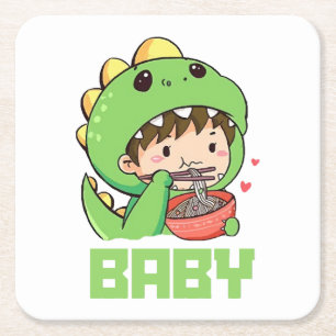 baby Godzilla Kartonnen Onderzetters