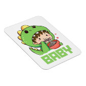 baby godzilla magneet (Rechterzijde)