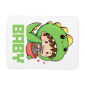 baby godzilla magneet (Horizontaal)