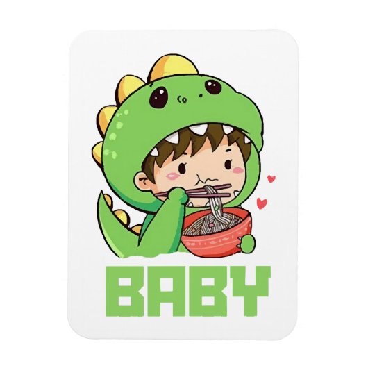baby godzilla magneet (Verticaal)