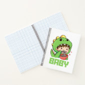 baby godzilla notitieboek (Binnen)