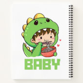 baby godzilla notitieboek (Achterkant)