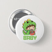 baby godzilla ronde button 5,7 cm (Voorkant /achterkant)