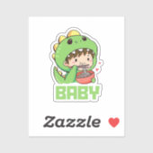 baby godzilla sticker (Vel)