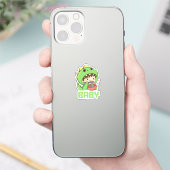 baby godzilla sticker (Telefoon)