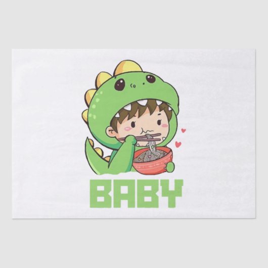 baby Godzilla Tissuepapier (Voorkant)
