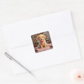 Baby Golden Retriever Gift Sticker (Envelop)