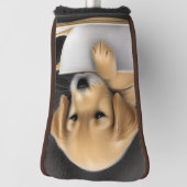 Baby Golden Retriever in een Tea Cup Graphic Golfheadcover (Draai 90)