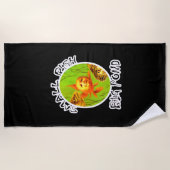 Baby Goldfish Beach Towel Strandlaken (Voorkant)