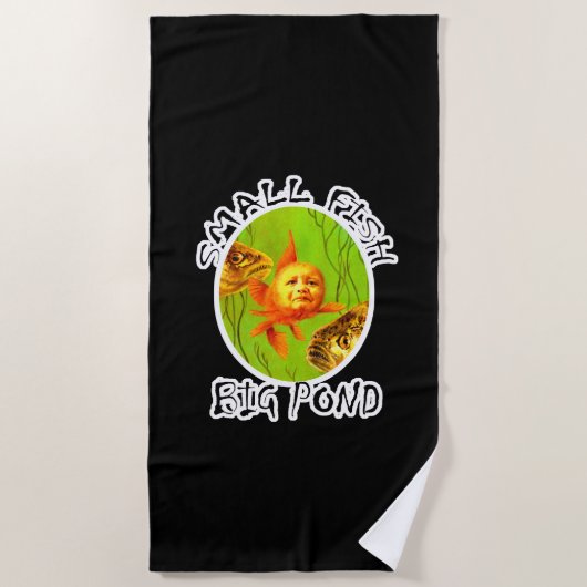 Baby Goldfish Beach Towel Strandlaken (Voorkant)