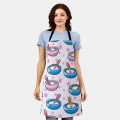 Baby gooien leuke cartoon schort (Gedragen)